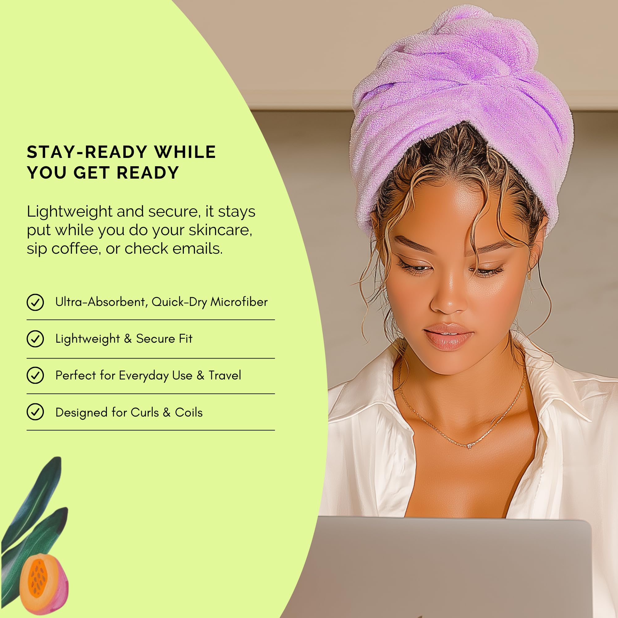 Ultra Absorbent Hair Towel